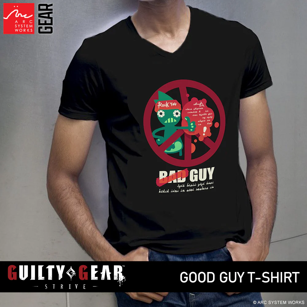 Guilty Gear -Strive- The BAD GUY / GOOD GUY Official T-Shirt - Image 3
