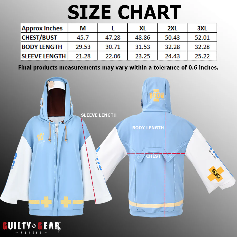 Guilty Gear -Strive- Bridget Headdress Jacket Hoodie with Brooch - Image 3