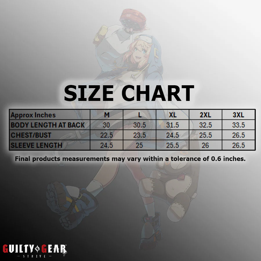 Guilty Gear -Strive- Bridget Premium Cotton/Spandex Crewneck Sweatshirt (Starlight Navy) - Image 4