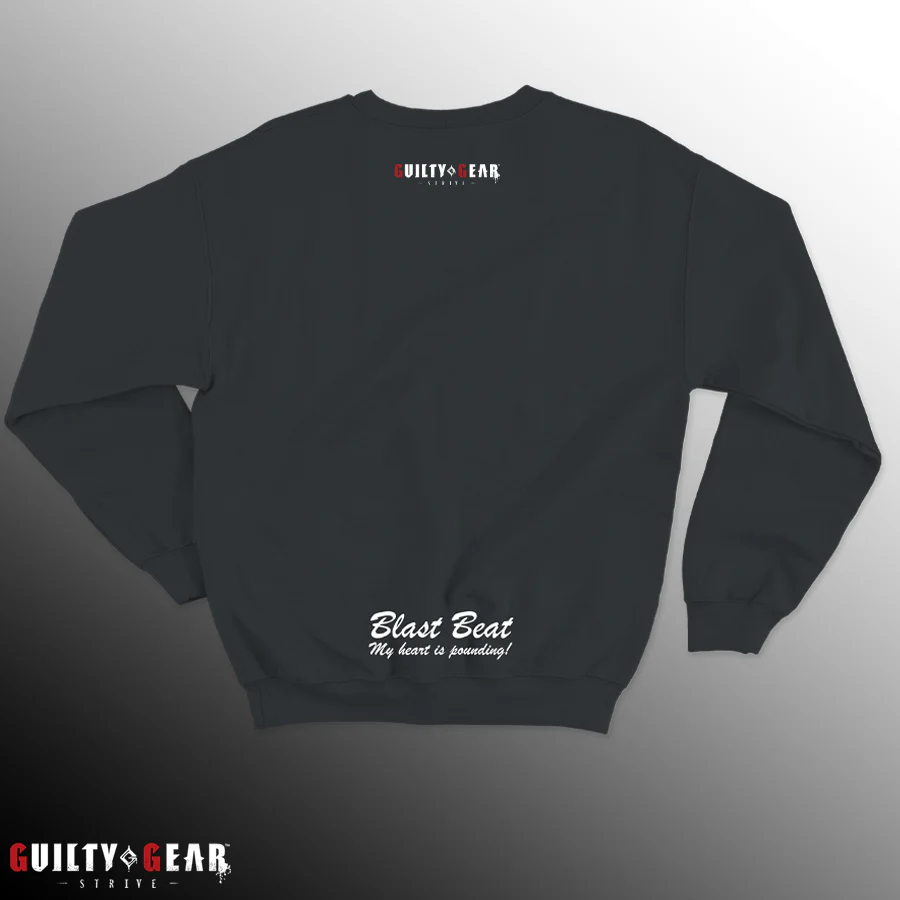 Guilty Gear -Strive- Elphelt Premium Cotton/Spandex Crewneck Sweatshirt (Metal Gray) - Image 7