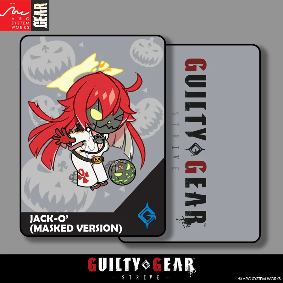 Guilty Gear -Strive- Event Exclusive Precious Chibi Card: Masked JACK-O' - Image 2