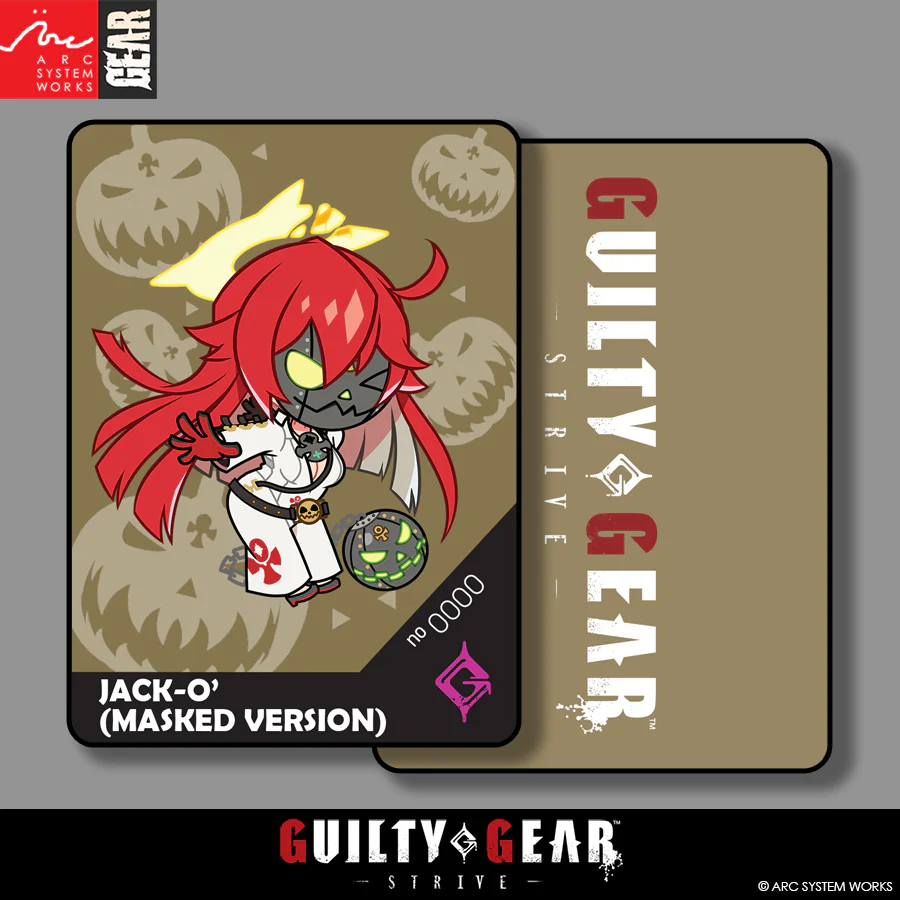 Guilty Gear -Strive- Event Exclusive Precious Chibi Card: Masked JACK-O' - Image 3