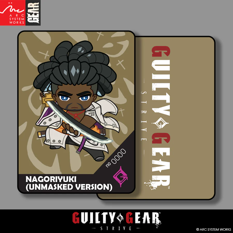 Guilty Gear -Strive- Event Exclusive Precious Chibi Card: UNMASKED NAGORIYUKI - Image 3
