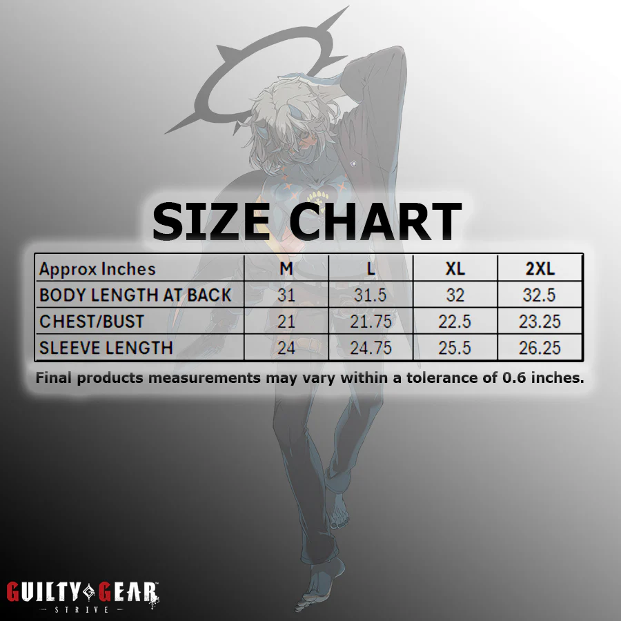 Guilty Gear -Strive- Happy Chaos Jacket + White House Guard Pin - Image 6