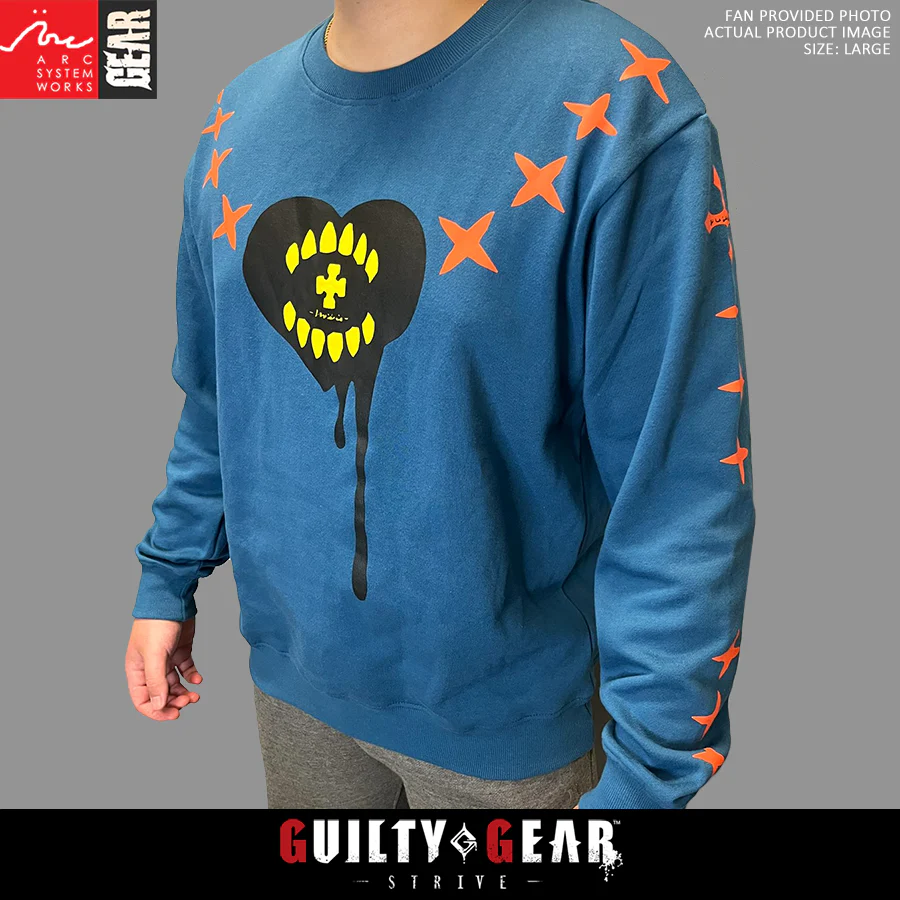 Guilty Gear -Strive- Happy Chaos Men's Crewneck Sweatshirt - Image 4