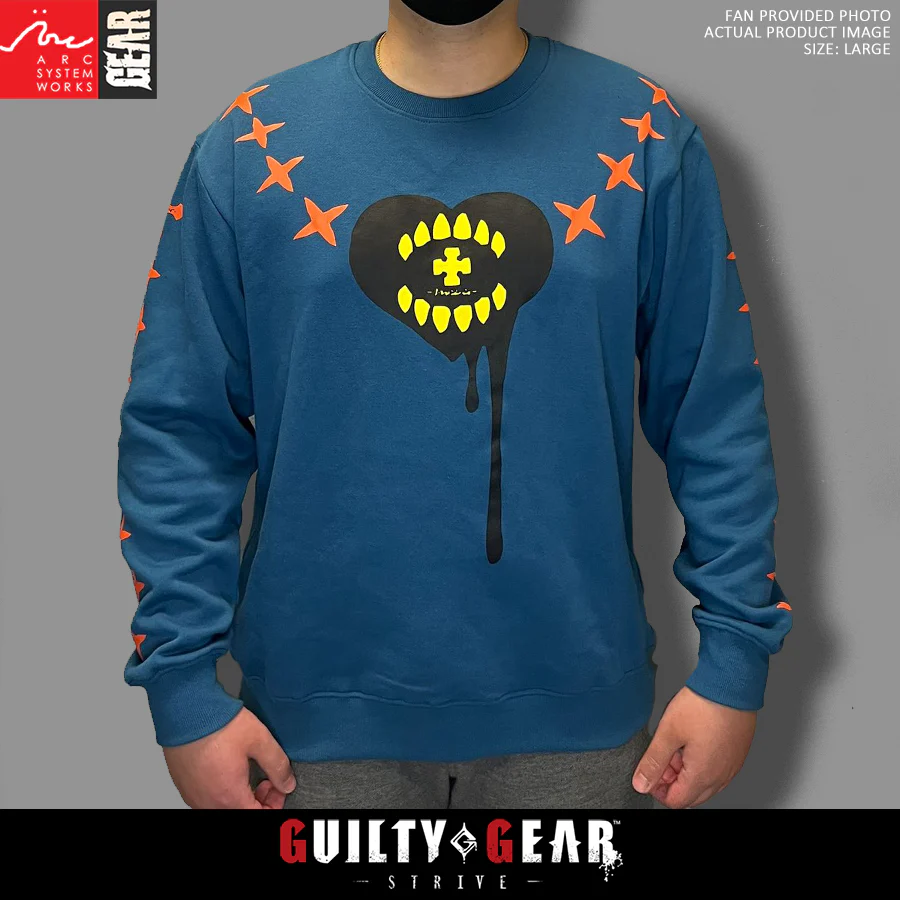 Guilty Gear -Strive- Happy Chaos Men's Crewneck Sweatshirt - Image 5
