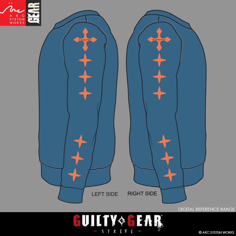Guilty Gear -Strive- Happy Chaos Men's Crewneck Sweatshirt - Image 7