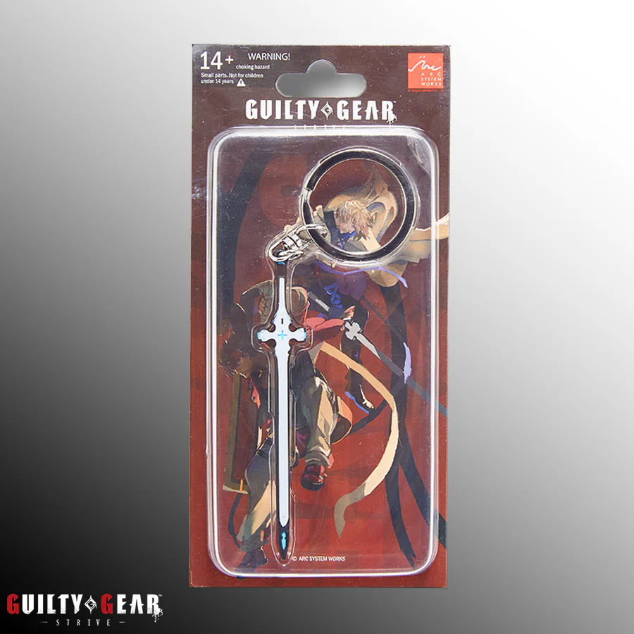 Guilty Gear -Strive- Ky Thunderseal Metal Keychain - Image 2