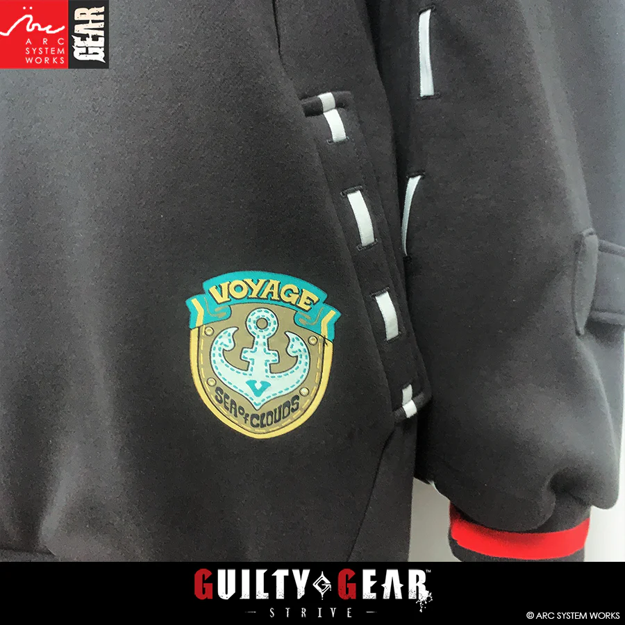 Guilty Gear -Strive- May Hoodie Alternate Color (Gray/Red) - Image 4