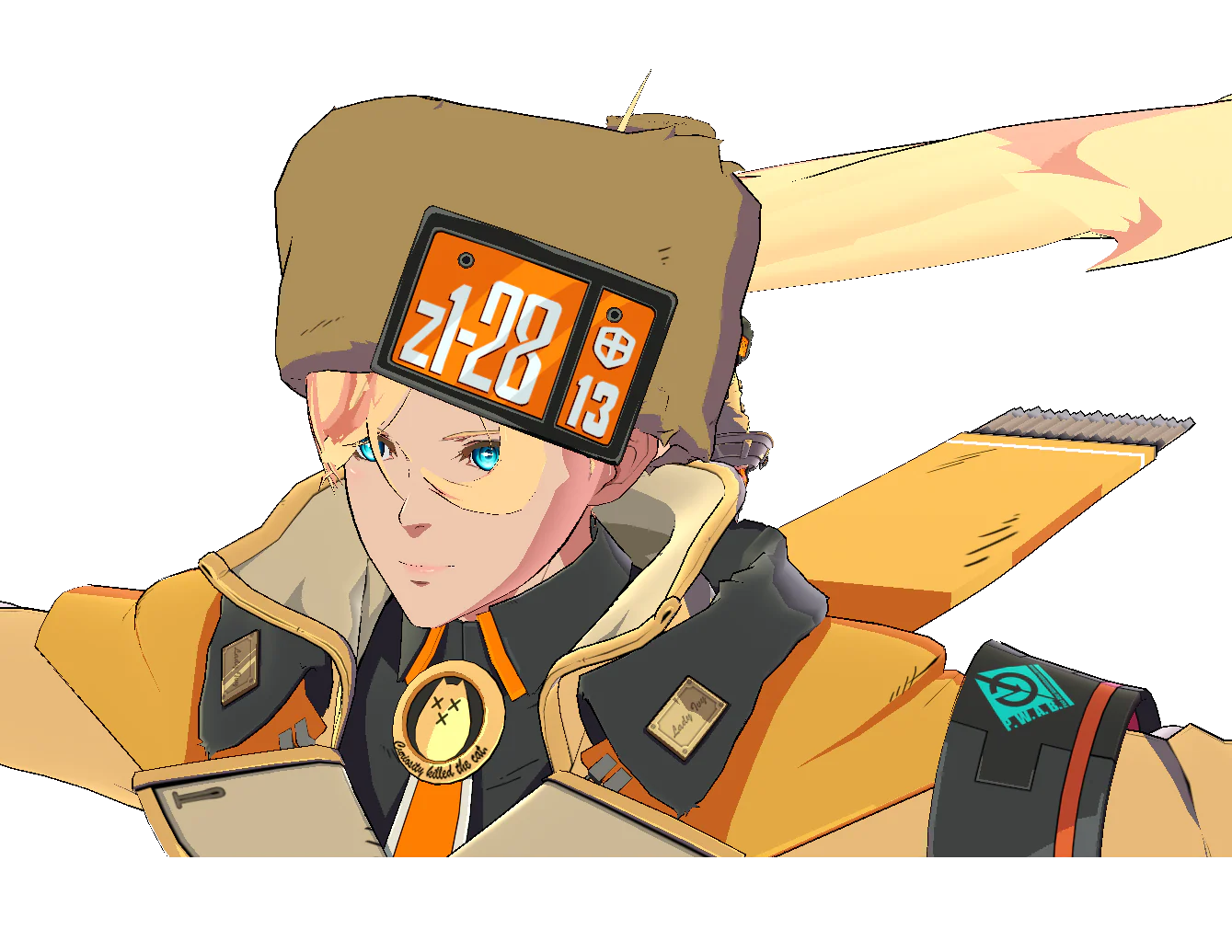 Guilty Gear -Strive- Millia Metal Pin (1:1 Scale Replica) - Image 4