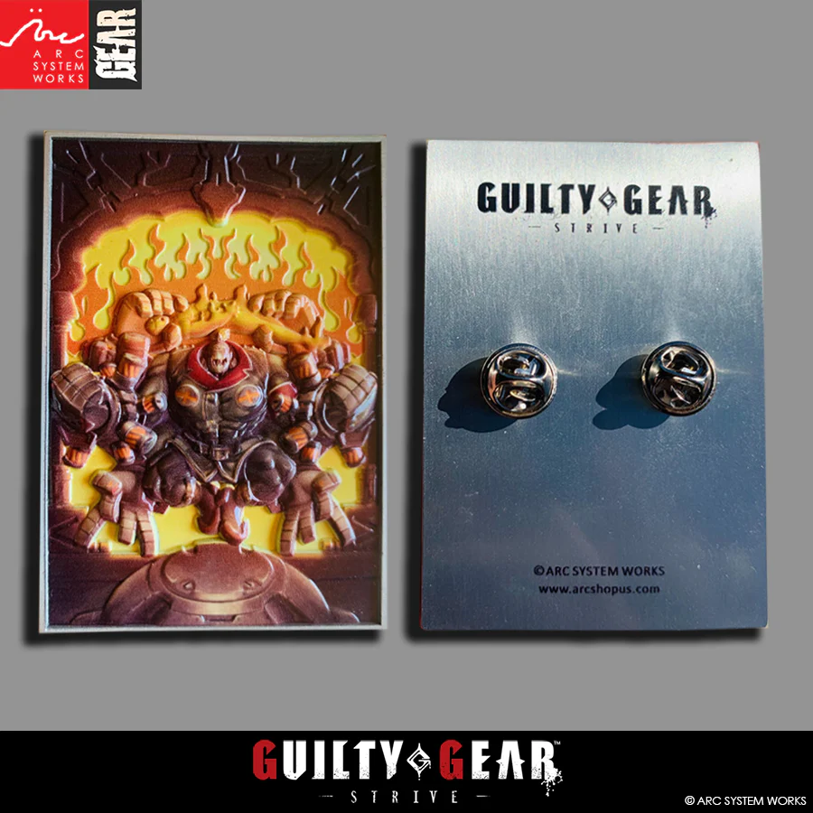 Guilty Gear -Strive- Potemkin 3D Emblem Collector's Pin - Image 3