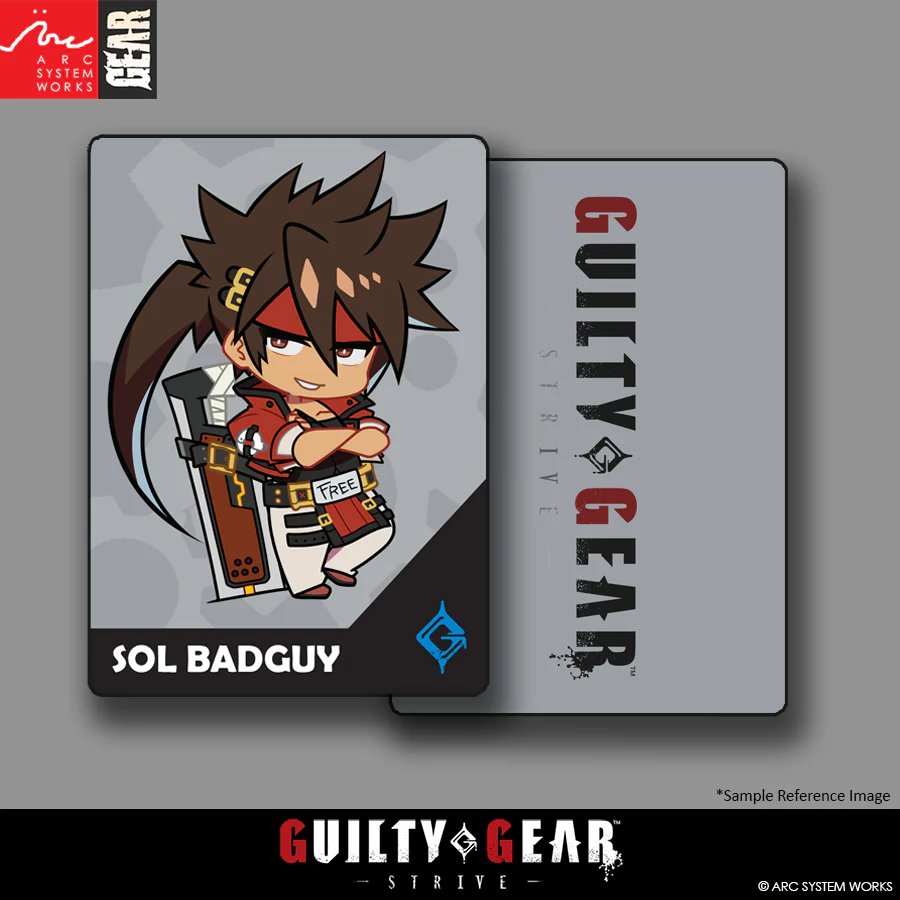 Guilty Gear -Strive- Precious Chibi Card: SOL BADGUY - Image 2