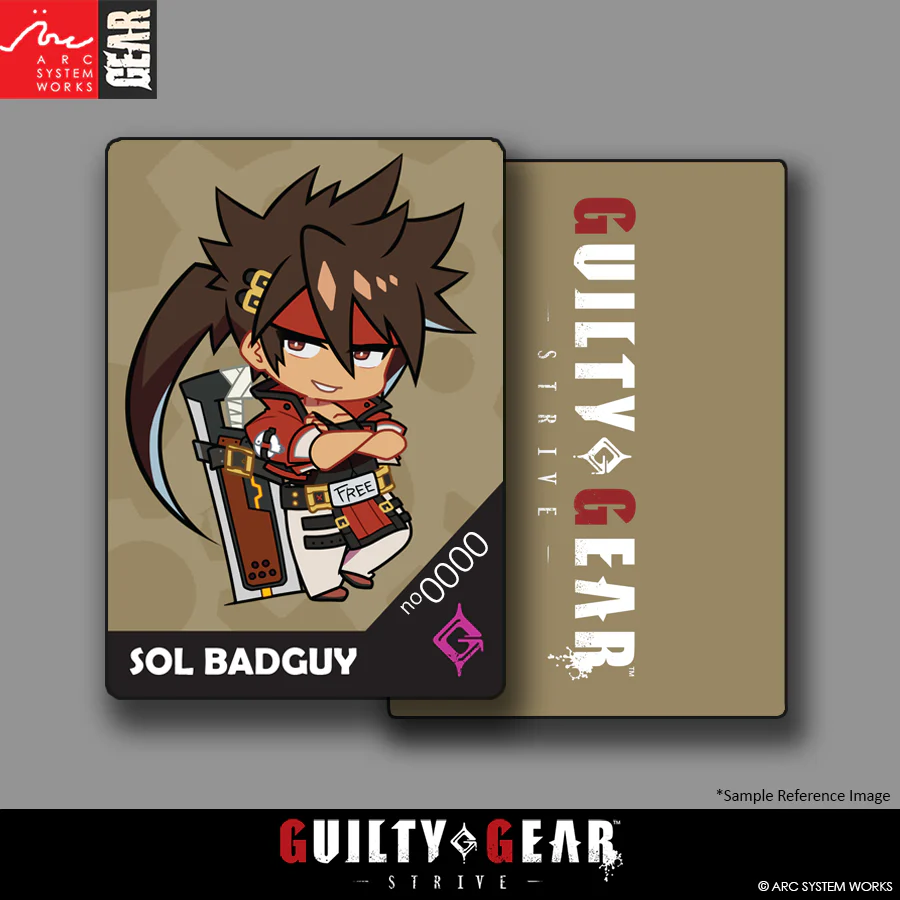 Guilty Gear -Strive- Precious Chibi Card: SOL BADGUY - Image 3