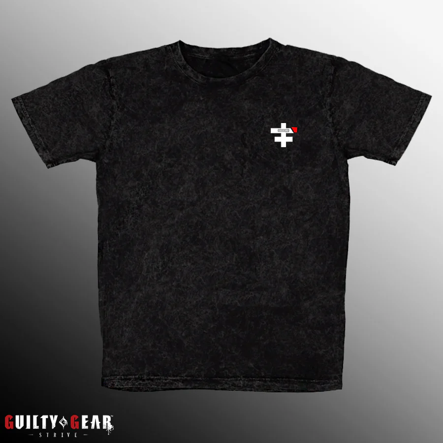 Guilty Gear -Strive- Testament Black Vintage Acid-Wash Shirt - Image 4