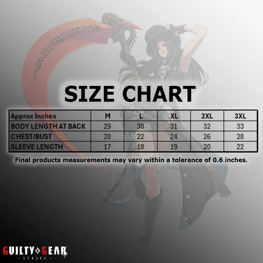 Guilty Gear -Strive- Testament Black Vintage Acid-Wash Shirt - Image 6