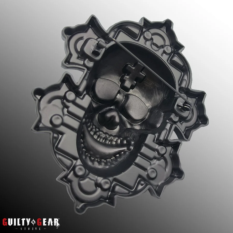 Guilty Gear -Strive- Testament Skull Brooch (1:1 Scale Replica) - Image 3