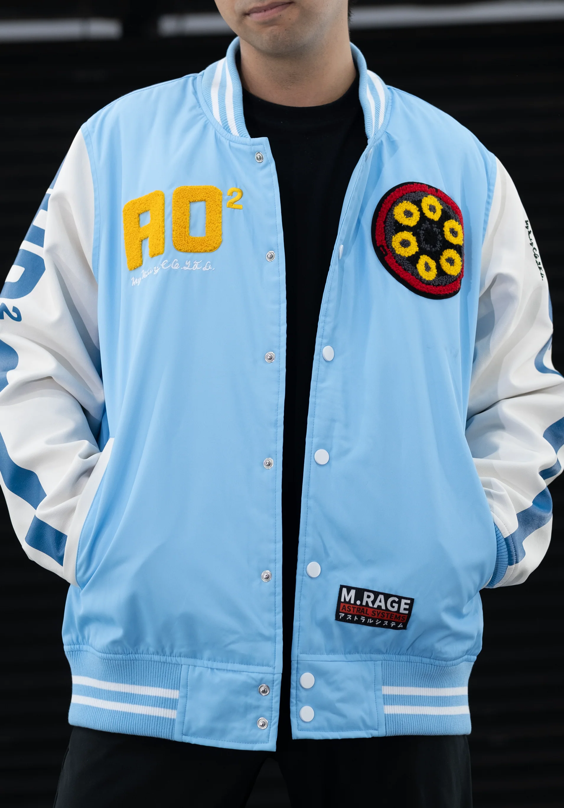 M.RAGE x Guilty Gear -Strive- Bridget Varsity Jacket - Image 5