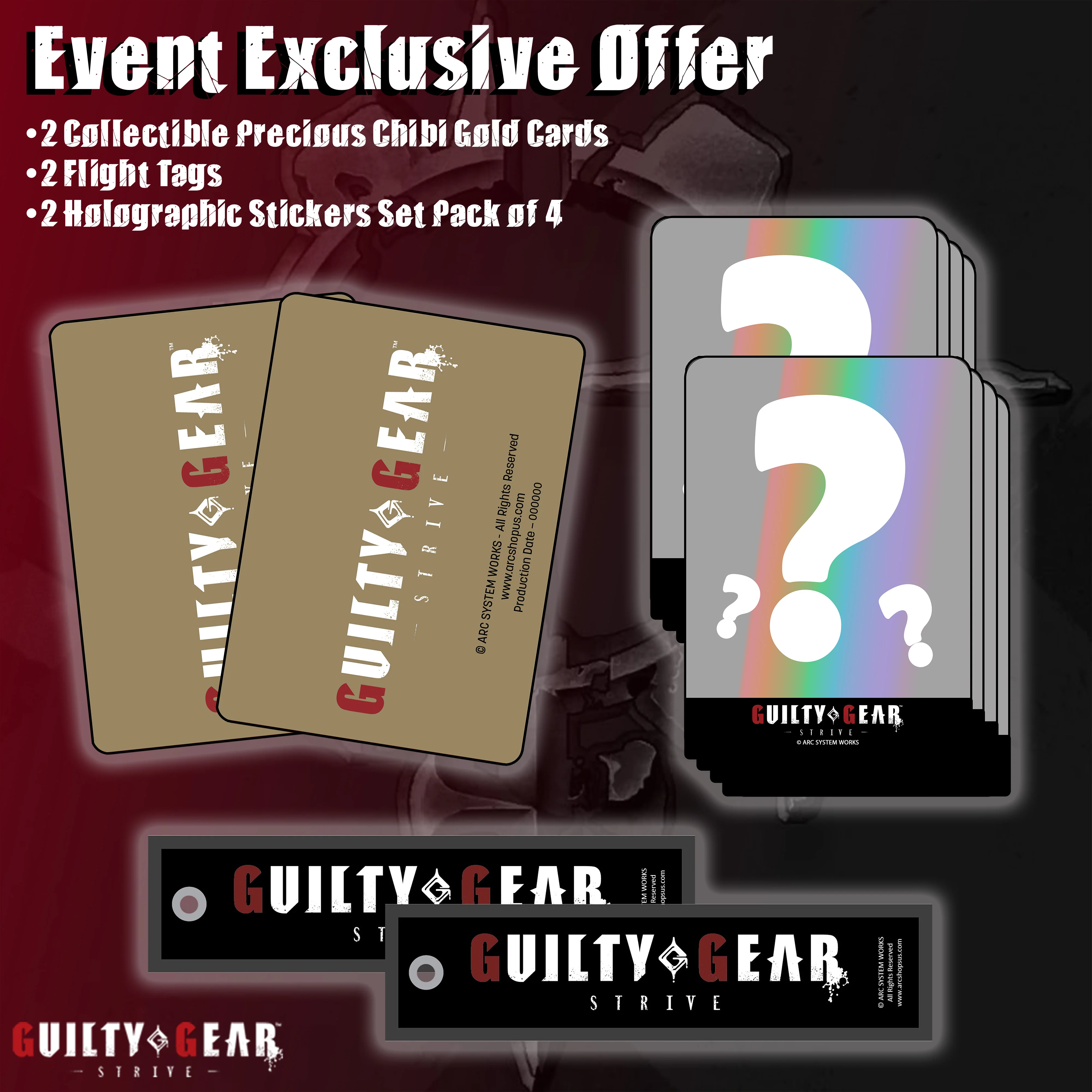 Guilty Gear -Strive- The Board Game Collector's Edition with Acrylics Bundle ($300+ VALUE) - Image 2